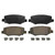 QuickStop Rear Disc Brake Pad Set Ceramic | WAGZD1274