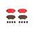 Premium NAO Ceramic OE Equivalent Front Brake Pad Set | BBBP49043N