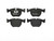 Premium Low-Met OE Equivalent Front Brake Pad Set | BBBP06021