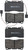 Premium Low-Met OE Equivalent Front Brake Pad Set | BBBP23078