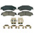 QuickStop Rear Disc Brake Pad Set Ceramic | WAGZD729