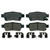 QuickStop Rear Disc Brake Pad Set Ceramic | WAGZD1088