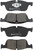 Premium Low-Met OE Equivalent Front Brake Pad Set | BBBP36035