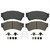 QuickStop Front Disc Brake Pad Set Ceramic | WAGZD1164