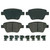 QuickStop Rear Disc Brake Pad Set Ceramic | WAGZD1456