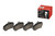 Premium Low-Met OE Equivalent Disc Brake Pad Set | BBBP65008