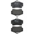 Premium Low-Met OE Equivalent Disc Brake Pad Set | BBBP65008