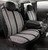 TR40 Series - Wrangler Saddleblanket Custom Fit Front Seat Cover - Black | 947TR48-8 BLACK