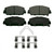 QuickStop Front Disc Brake Pad Set Ceramic | WAGZD1832