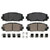 QuickStop Front Disc Brake Pad Set Ceramic | WAGZD1184A