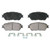 QuickStop Front Disc Brake Pad Set Ceramic | WAGZD906