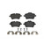Premium Low-Met OE Equivalent Front Brake Pad Set | BBBP06051
