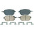 QuickStop Front Disc Brake Pad Set Ceramic | WAGZD969