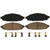 QuickStop Front Disc Brake Pad Set Ceramic | WAGZD931