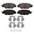 QuickStop Rear Disc Brake Pad Set Ceramic | WAGZD1846