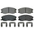 QuickStop Front Disc Brake Pad Set Semi-Metallic | WAGZX1678