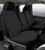 SP80 Series - Seat Protector Poly-Cotton Custom Fit Front Seat Cover - Black | 947SP89-23 BLACK