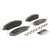 Premium NAO Ceramic OE Equivalent Front Brake Pad Set | BBBP24185N