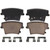 QuickStop Rear Disc Brake Pad Set Ceramic | WAGZD1057B