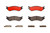 Premium NAO Ceramic OE Equivalent Front Brake Pad Set | BBBP24103N