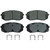 QuickStop Front Disc Brake Pad Set Ceramic | WAGZD1295B