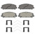 OEX Front Disc Brake Pad Set Premium Ceramic | WAGOEX1286