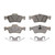 OEX Rear Disc Brake Pad Set Premium Semi-Metallic | WAGOEX986