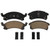 QuickStop Front Disc Brake Pad Set Ceramic | WAGZD673