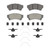OEX Front Disc Brake Pad Set Premium Ceramic | WAGOEX1164