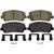 QuickStop Front Disc Brake Pad Set Ceramic | WAGZD1623