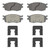 OEX Front Disc Brake Pad Set Premium Ceramic | WAGOEX1156