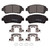 QuickStop Front Disc Brake Pad Set Ceramic | WAGZD1852