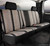 TR40 Series - Wrangler Saddleblanket Custom Fit Rear Seat Cover - Solid Black | 947TRS42-25 BLACK