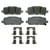 OEX Rear Disc Brake Pad Set Premium Ceramic | WAGOEX1841