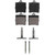 QuickStop Rear Disc Brake Pad Set Semi-Metallic | WAGZX779