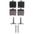 QuickStop Rear Disc Brake Pad Set Semi-Metallic | WAGZX779