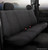 TR40 Series - Wrangler Saddleblanket Custom Fit Rear Seat Cover - Solid Black | 947TRS42-35 BLACK