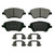 QuickStop Front Disc Brake Pad Set Semi-Metallic | WAGZX1730