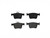Premium Low-Met OE Equivalent Rear Disc Brake Pad Set | BBBP85124
