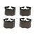 Premium NAO Ceramic OE Equivalent Front Brake Pad Set | BBBP06099N