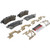 Premium NAO Ceramic OE Equivalent Rear Disc Brake Pad Set | BBBP10028N