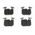 Premium NAO Ceramic OE Equivalent Front Brake Pad Set | BBBP06088N