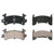 QuickStop Front Disc Brake Pad Set Ceramic | WAGZD988