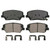 QuickStop Front Disc Brake Pad Set Ceramic | WAGZD1432