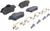 Premium Low-Met OE Equivalent Rear Disc Brake Pad Set | BBBP50101