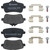Premium Low-Met OE Equivalent Rear Disc Brake Pad Set | BBBP50101