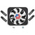 Fan Electric 12 single shrouded Lo-Profile S-blade puller fan w/ controls | 346105400