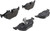 Premium Low-Met OE Equivalent Rear Disc Brake Pad Set | BBBP06023