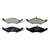 QuickStop Front Disc Brake Pad Set Semi-Metallic | WAGZX257