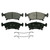 QuickStop Front Disc Brake Pad Set Ceramic | WAGZD1720